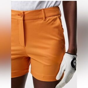 Lindeberg Womens Gwen Golf Shorts Russet Orange 27 NEW NWT